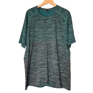 Lululemon Metal Tech Vent Tee Short Sleeve Workout T-shirt Gym Ombre Men’s XXL